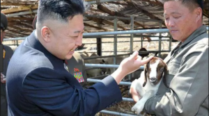Kim and his goat